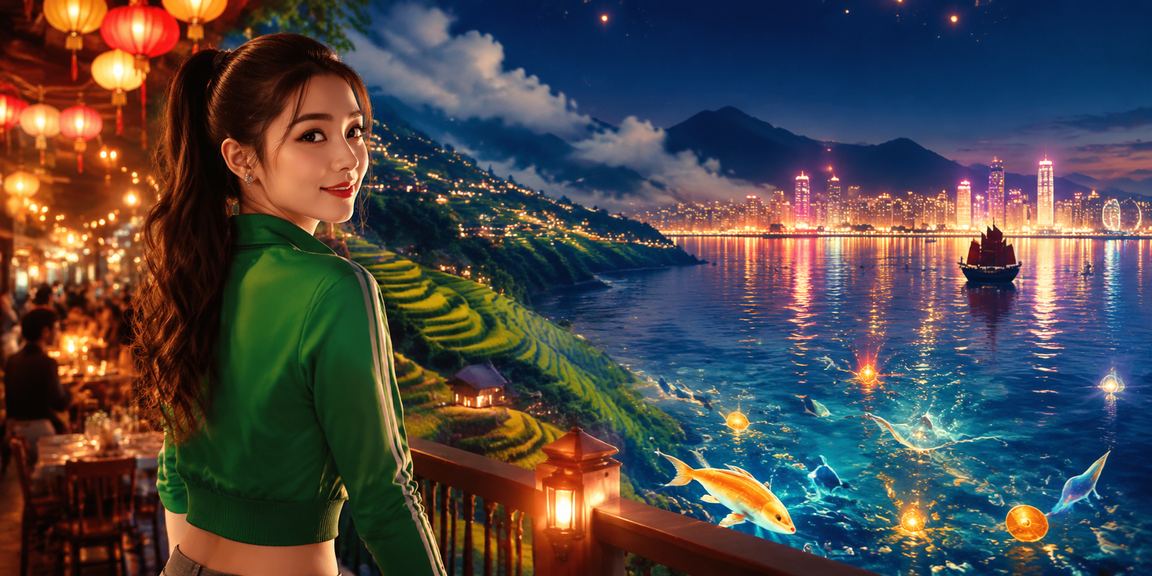 Khung cảnh chợ đêm Sapa với người dùng trẻ truy cập trò chơi trực tuyến trên điện thoại di động